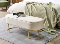 Panchina MILRY Velluto Beige chiaro