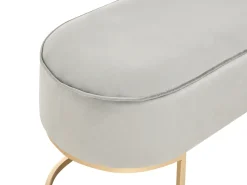 Panchina MILRY Velluto Grigio chiaro