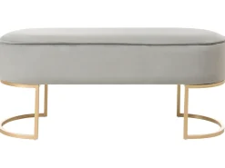 Panchina MILRY Velluto Grigio chiaro