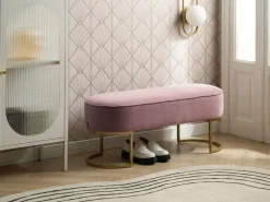Panchina MILRY Velluto Rosa