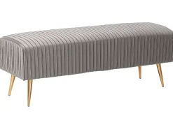 Panchina PATERSON Velluto Grigio chiaro