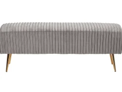 Panchina PATERSON Velluto Grigio chiaro