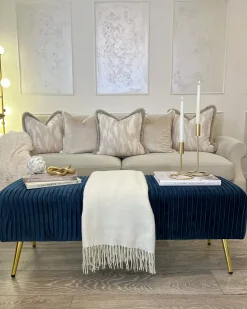 Panchina PATERSON Velluto Blu