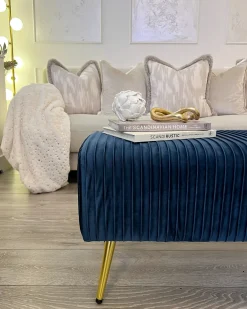 Panchina PATERSON Velluto Blu