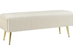 Panchina PATERSON Velluto Bianco sporco