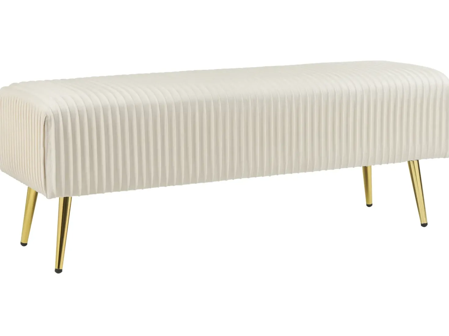 Panchina PATERSON Velluto Bianco sporco