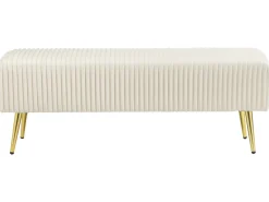 Panchina PATERSON Velluto Bianco sporco