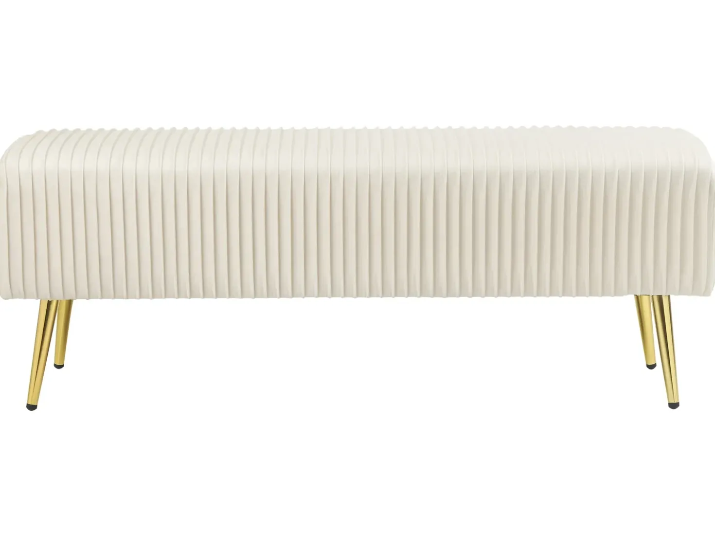 Panchina PATERSON Velluto Bianco sporco