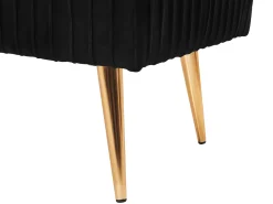 Panchina PATERSON Velluto Nero