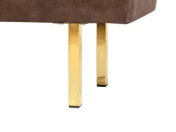 Panchina ROSEVILLE Velluto Marrone scuro