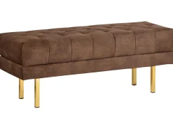 Panchina ROSEVILLE Velluto Marrone scuro