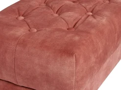 Panchina ROSEVILLE Velluto Rosa