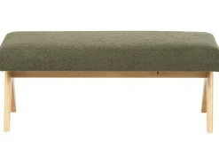 Panchina TAMRE Bouclé Verde/Marrone chiaro