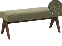 Panchina TAMRE Bouclé Verde/Marrone scuro