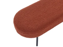 Panchina WOLFEBORO Bouclé Marrone dorato
