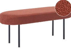 Panchina WOLFEBORO Bouclé Marrone dorato