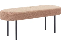Panchina WOLFEBORO Bouclé Marrone chiaro