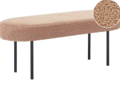 Panchina WOLFEBORO Bouclé Marrone chiaro