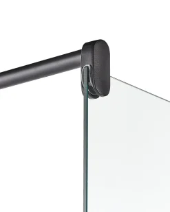 Parete doccia AHAUS 100 x 190 cm Nero