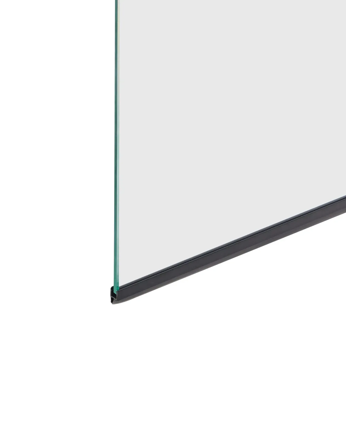 Parete doccia per vasca LAPAN 140 x 80 cm Nero