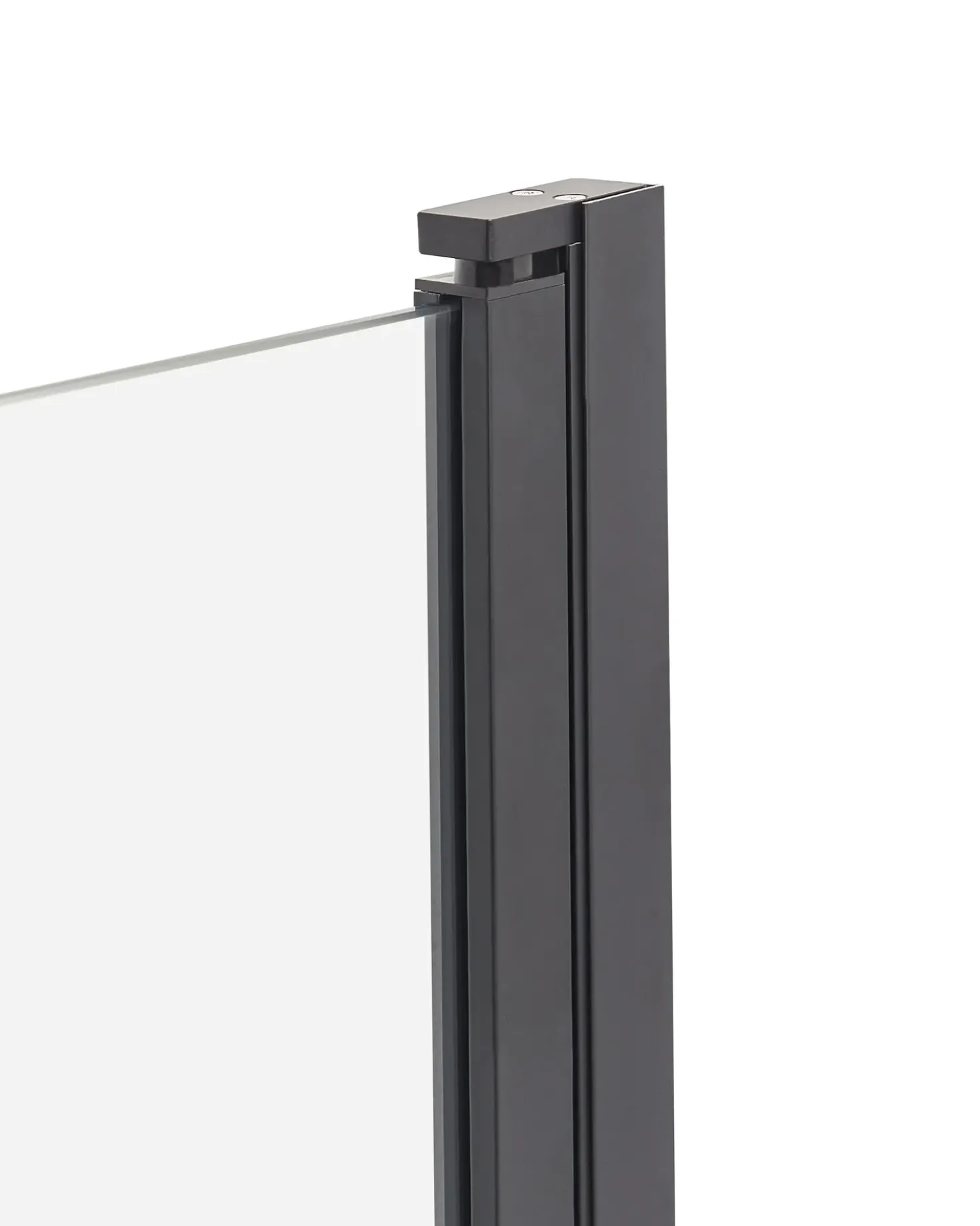 Parete doccia per vasca LAPAN 140 x 80 cm Nero