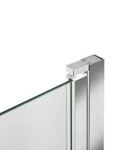 Parete doccia per vasca LAPAN 140 x 80 cm Argento