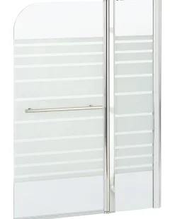 Parete doccia per vasca TUAPI II 140 x 120 cm Argento