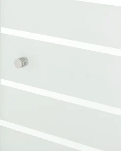 Parete doccia per vasca TUAPI II 140 x 120 cm Argento