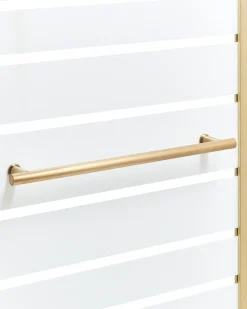 Parete doccia per vasca TUAPI 140 x 120 cm Oro