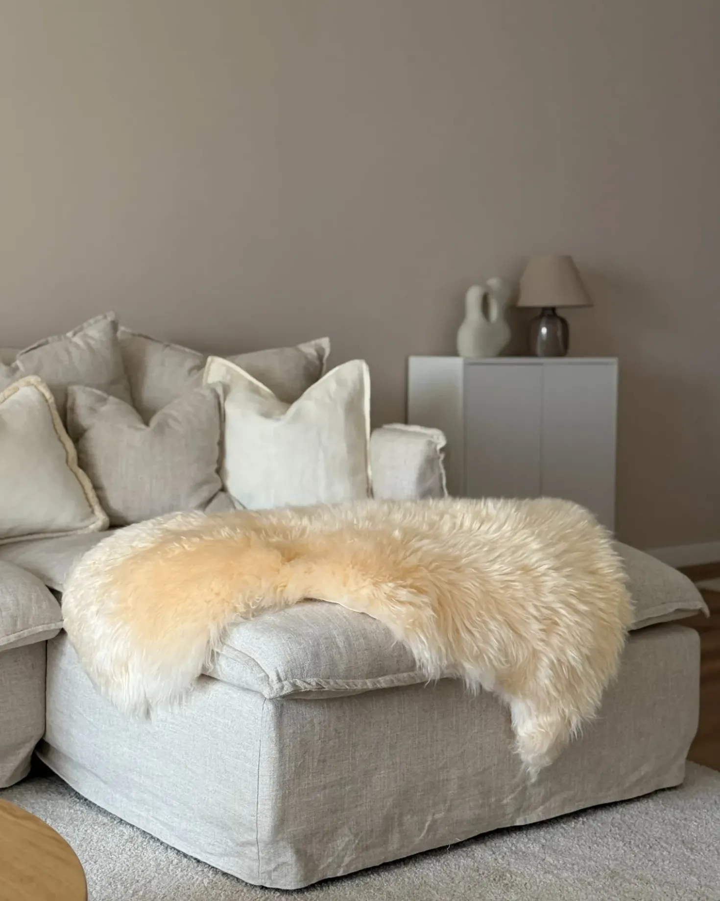Pelle di Pecora ULURU Beige 65 x 110 cm