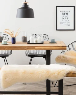 Pelle di Pecora ULURU Beige 65 x 110 cm