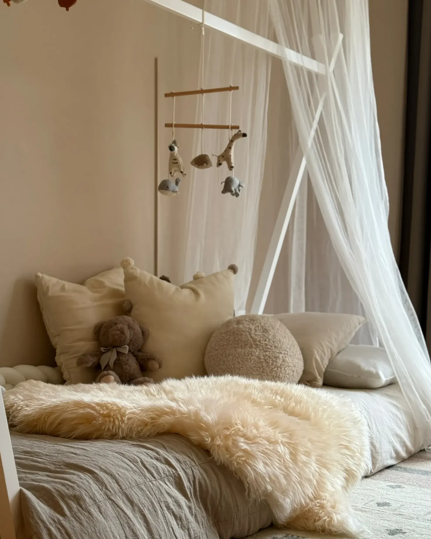 Pelle di Pecora ULURU Beige 65 x 110 cm
