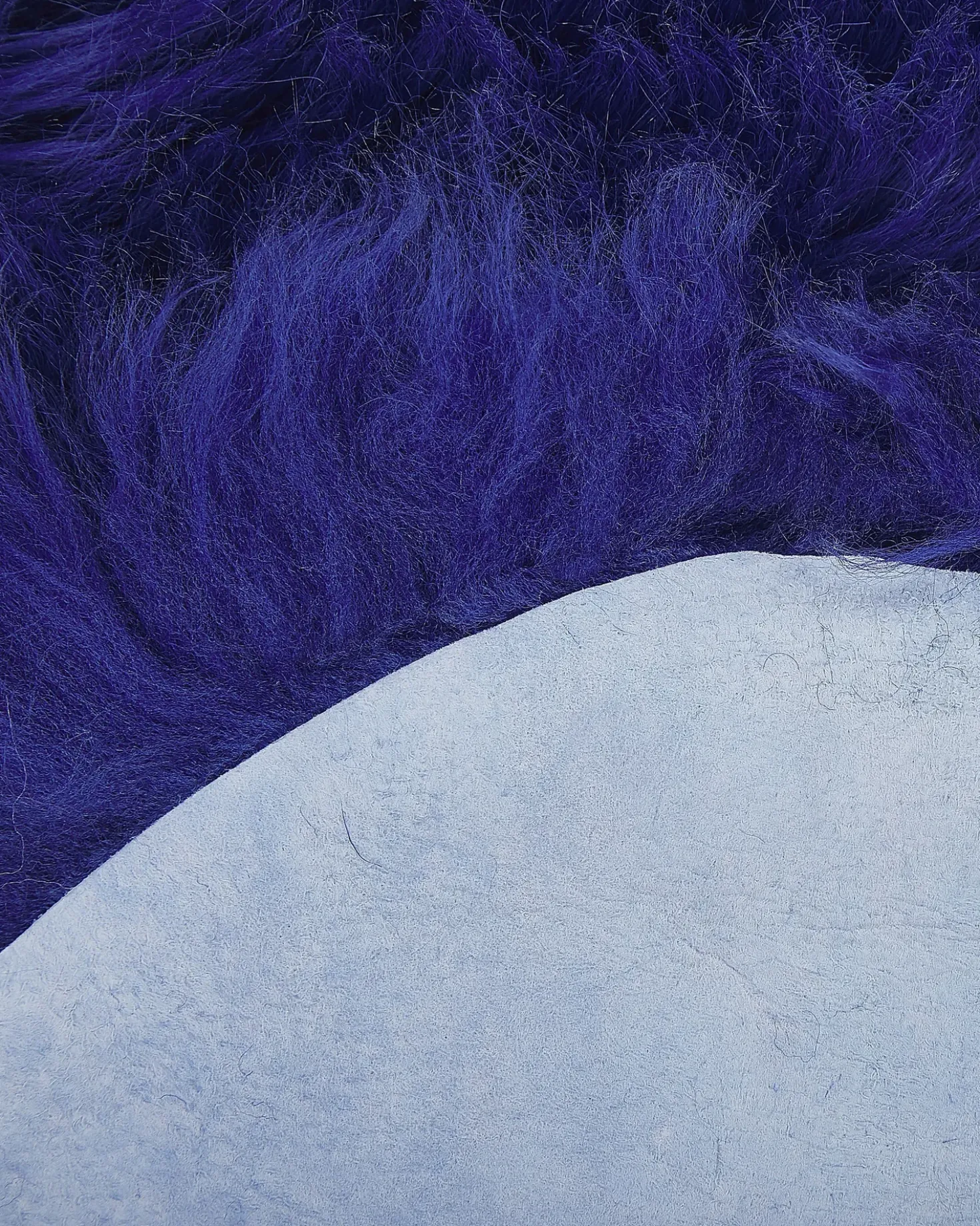 Pelle di Pecora ULURU Blu marino 65 x 110 cm