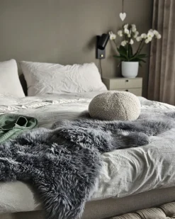 Pelle di Pecora ULURU Grigio scuro 65 x 110 cm