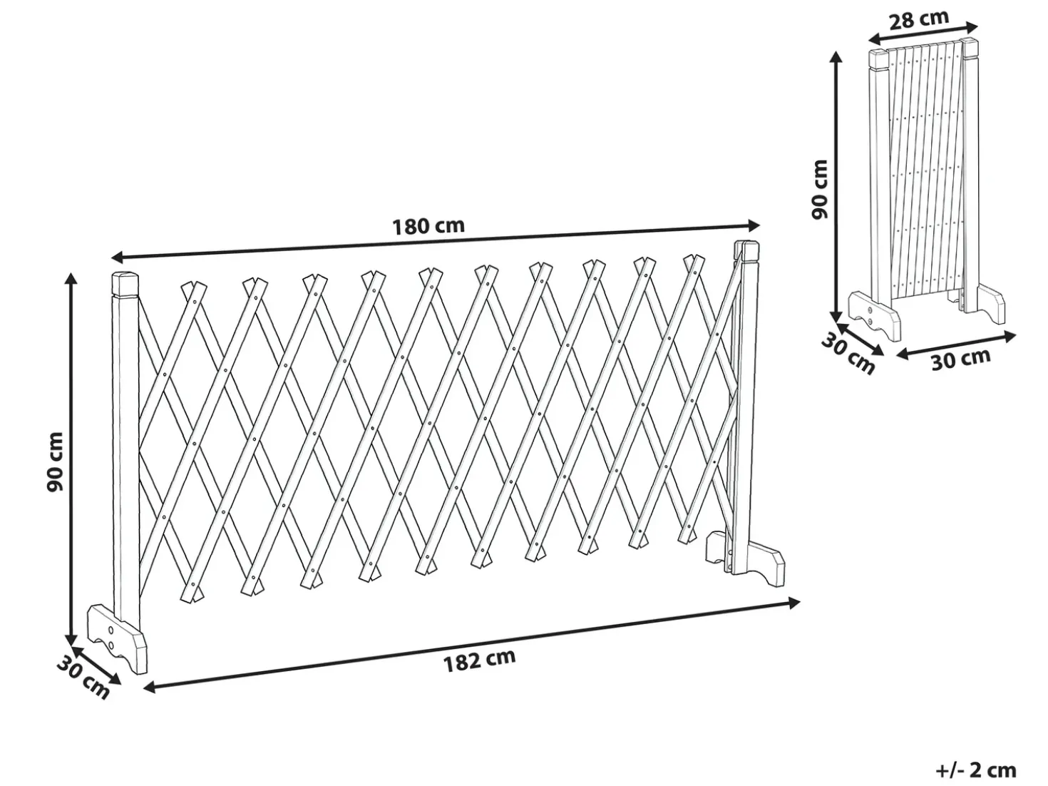 Pergola da giardino SCIOLZE Estensibile Marrone scuro