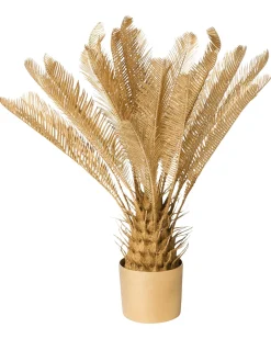 Pianta artificiale ARECA PALM TREE 70 cm Oro