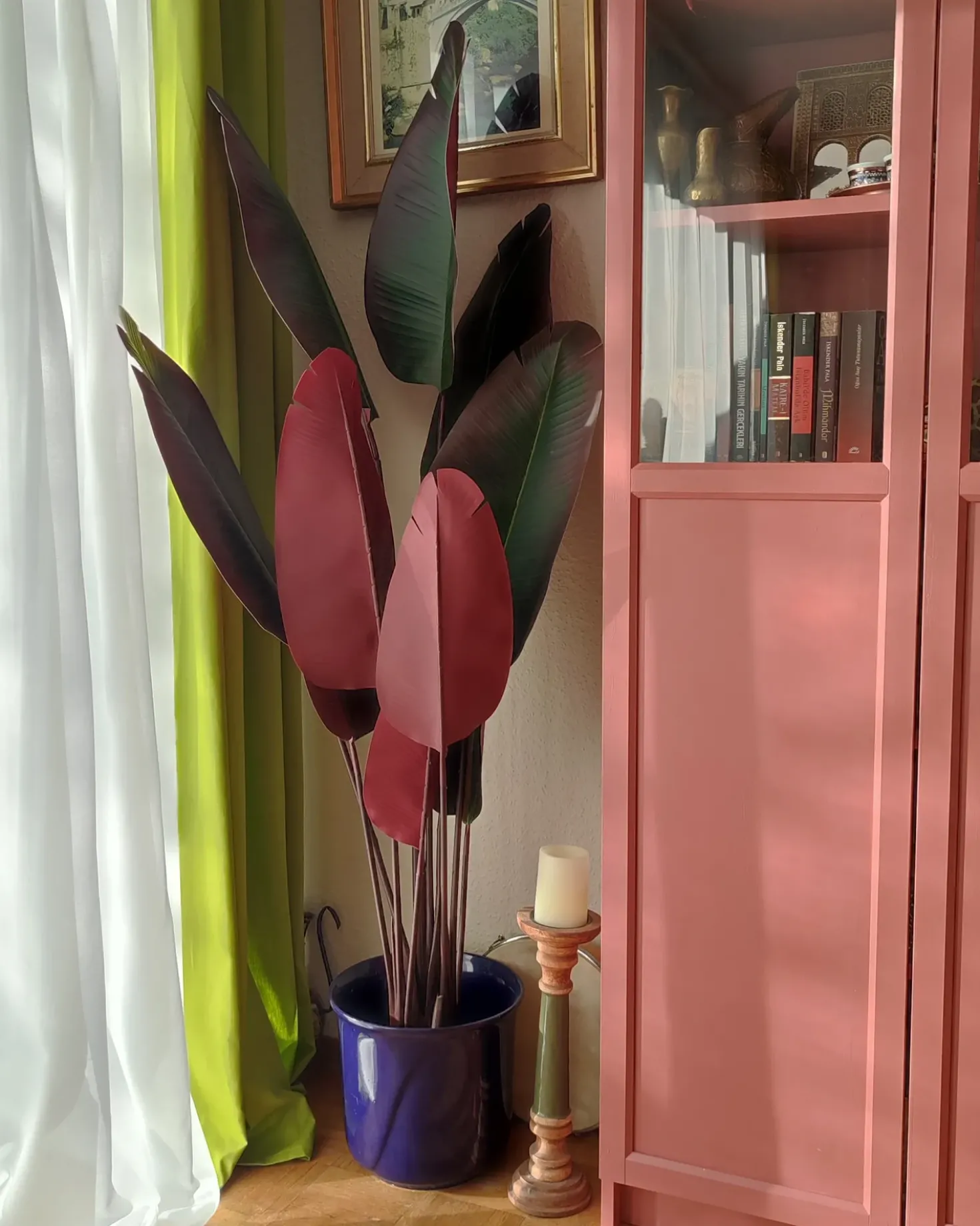 Pianta artificiale BANANA TREE 163 cm Verde