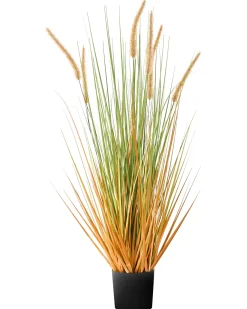 Pianta artificiale BRISTLEGRASS 90 cm Verde