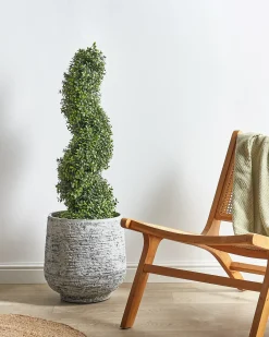 Pianta artificiale BUXUS SPIRAL TREE 98 cm Verde