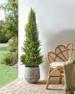 Pianta artificiale CEDAR TREE 153 cm Verde