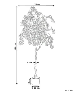 Pianta artificiale CHERRY TREE 190 cm Rosa