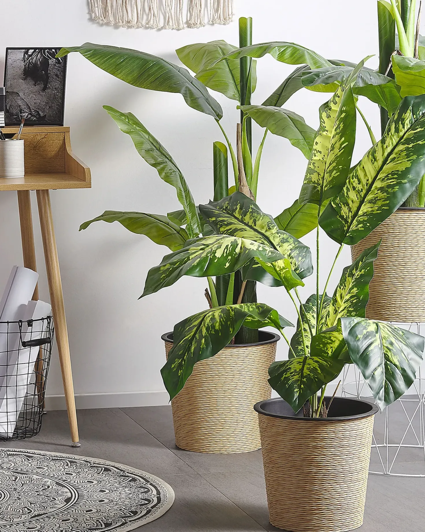 Pianta artificiale DIEFFENBACHIA 122 cm Verde