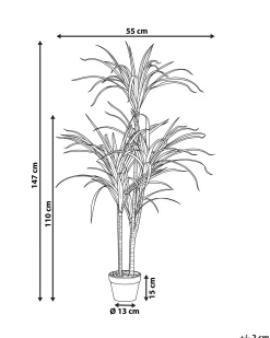 Pianta artificiale DRACAENA ANITA 147 cm Verde