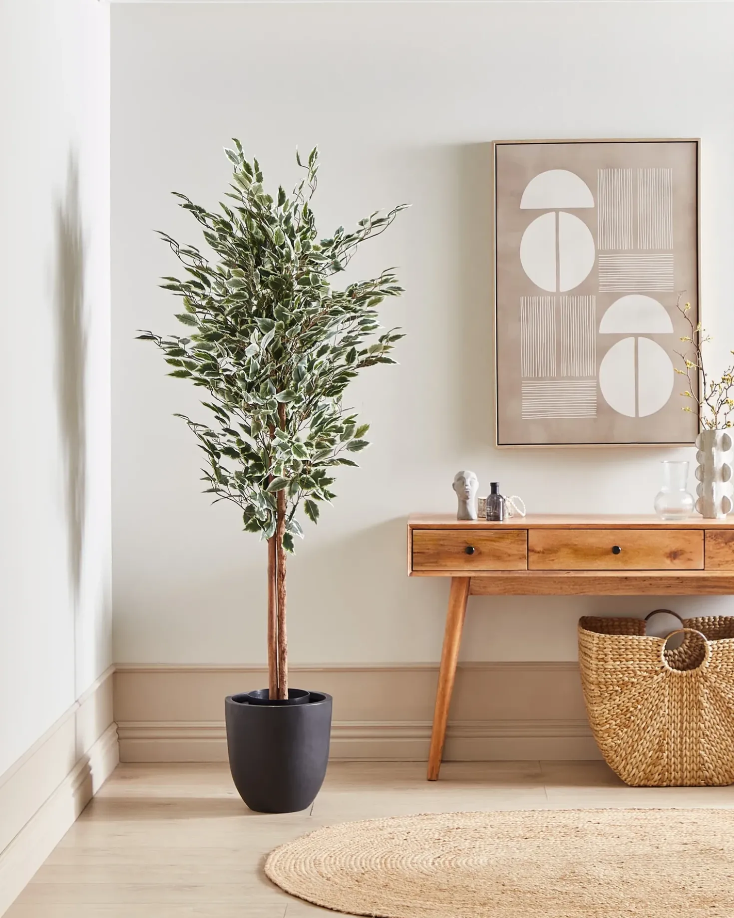 Pianta artificiale FICUS 167 cm Verde