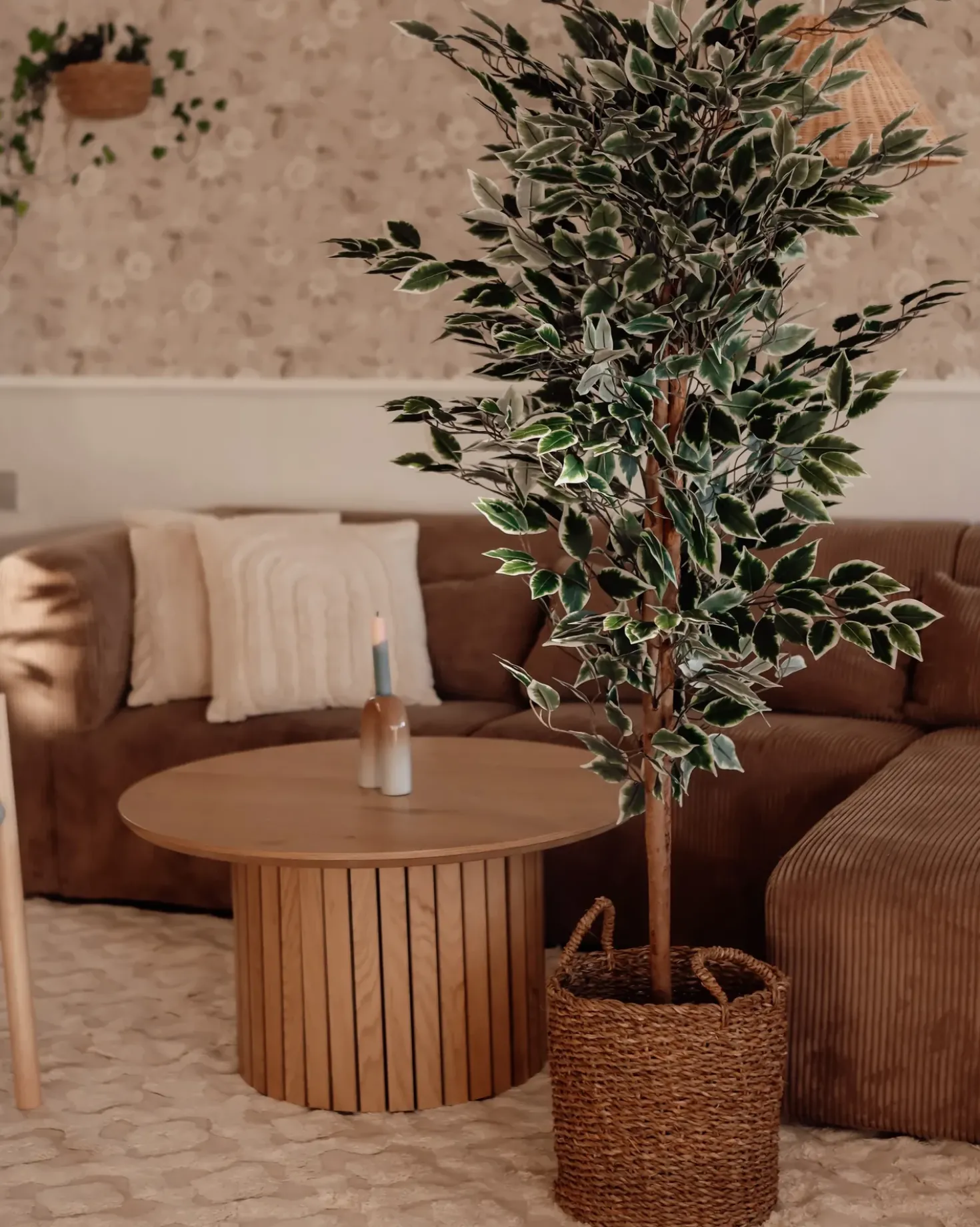 Pianta artificiale FICUS 167 cm Verde