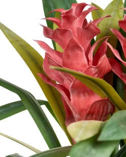 Pianta artificiale GUZMANIA ATILLA 50 cm Verde