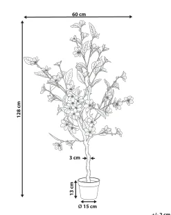 Pianta artificiale MAGNOLIA TREE 128 cm Verde