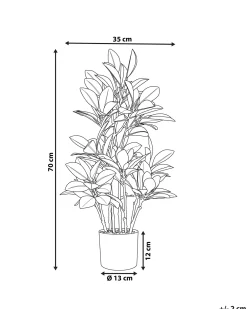 Pianta artificiale MAGNOLIA 70 cm Verde