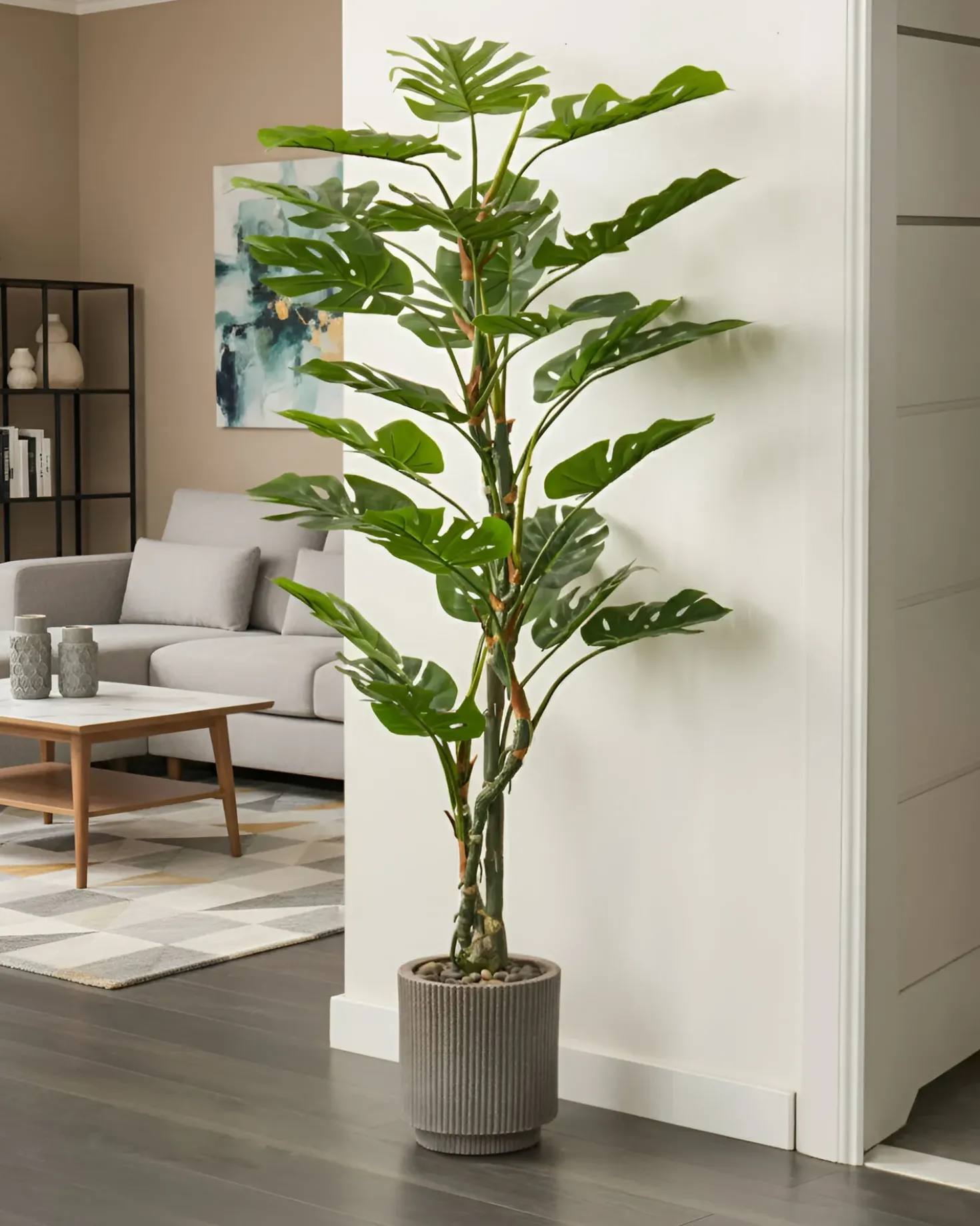 Pianta artificiale MONSTERA 155 cm Verde