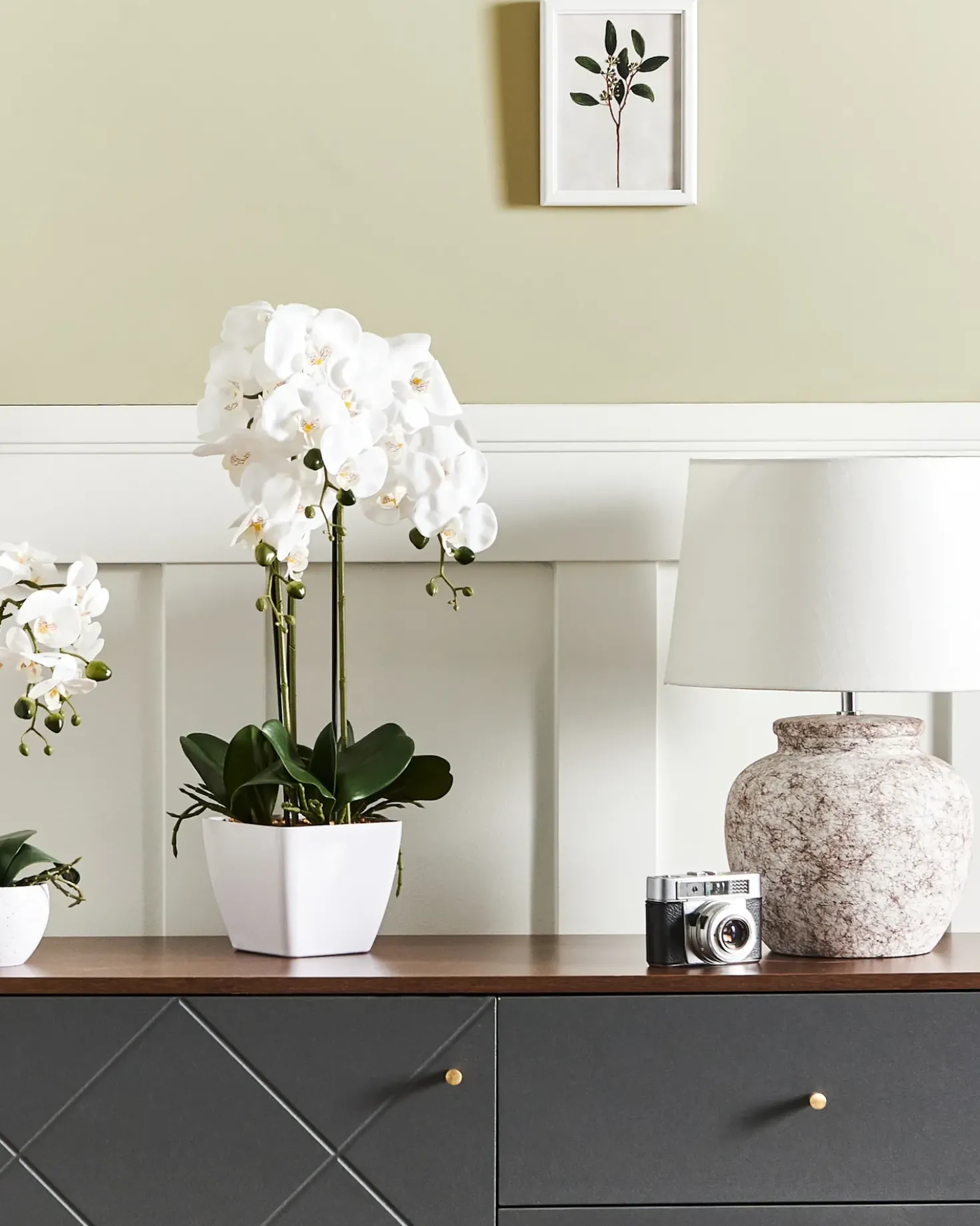 Pianta artificiale ORCHID 59 cm Bianco
